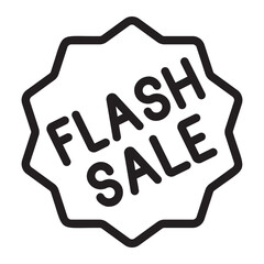flash sale line icon