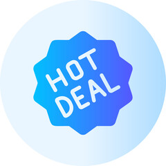 hot deal gradient icon