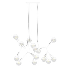 chandelier on the ceiling isolated on transparent background, hanging lamp, pendant light, 3D illustration, cg render
