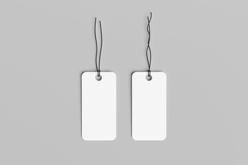 Label Tag Blank Mockup