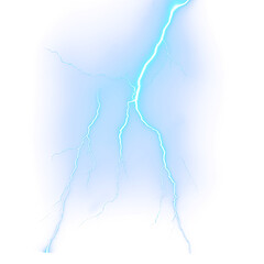 Easy to use real lightning PNG Elements Elements photo editing lightning effect