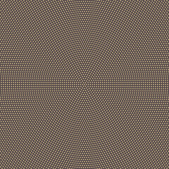 Geometric modern vector pattern. Brown and yellow ornament with dotted elements. Geometric abstract pattern