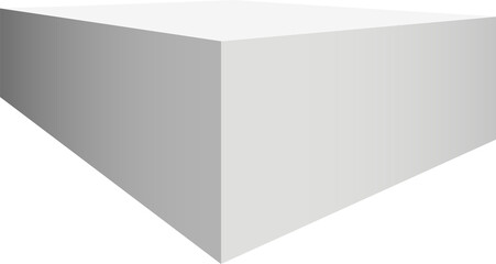 Podium, isolated on a transparent background. 3d pedestal. PN.