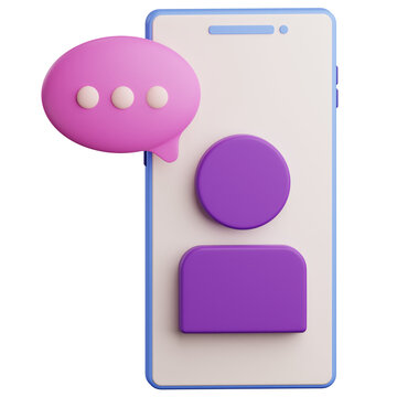 Video Call illustration 3d icon