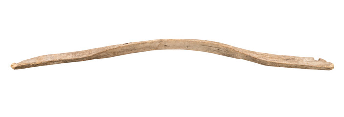 old carrying pole cutout on white background