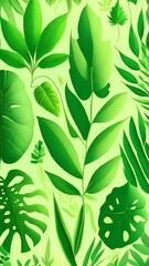green leaf vector