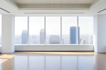 Fototapeta premium Empty modern office space