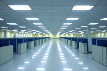 Fototapeta premium Empty modern office space