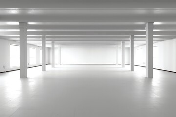 Empty modern office space