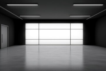 Fototapeta premium Empty modern office space