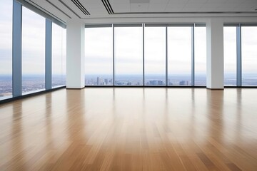 Fototapeta premium Empty modern office space