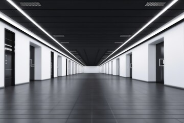 Empty modern office space