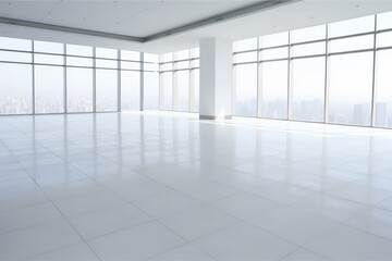 Fototapeta premium Empty modern office space