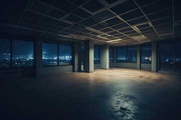 Empty modern office space
