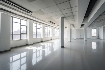 Empty modern office space