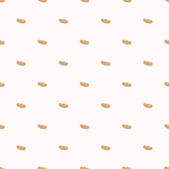 Seamless pattern with bread icons. Bread background