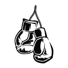 silhouette Boxing Glove for a Sports Brand