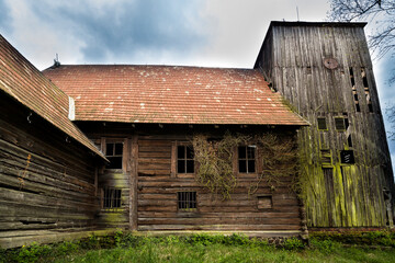 Abandoned evangelical church, Poland.