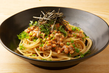 納豆パスタ