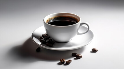 Cup Of Coffee White Background