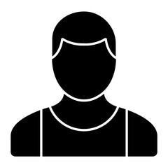Sportsman Glyph Icon
