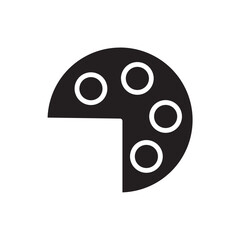 Fototapeta premium color palllet text icon