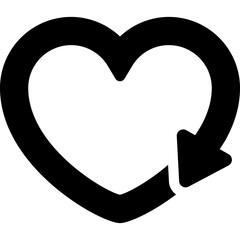 Heart Refresh Icon