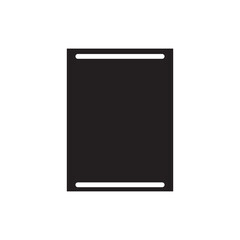 Fototapeta premium footer header paper icon