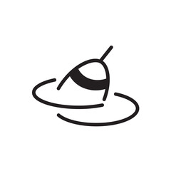 bait fish float icon