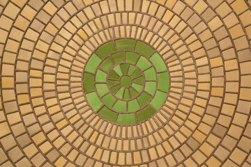 tile circle (colorful mosaic) graphic resource background pattern