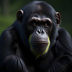Un Vistazo a la Vida Salvaje: Encuentro con un Chimpancé en el Bosque