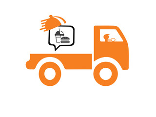  Modern creative food delivery mini jeep car logo icon  vector graphic designer  by illustration 