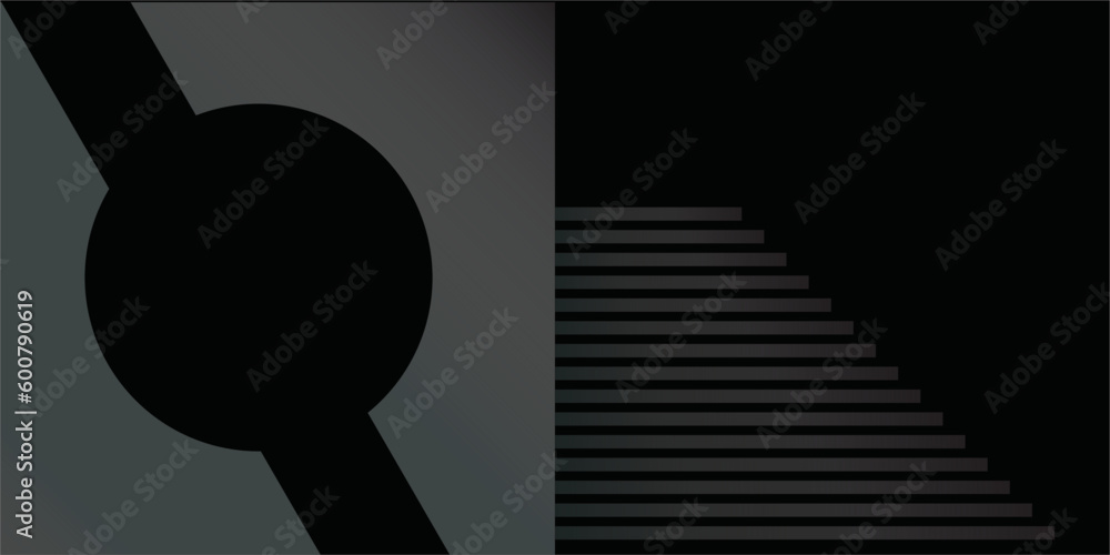 Poster background pattern with shaded arrangement of geometric connected images