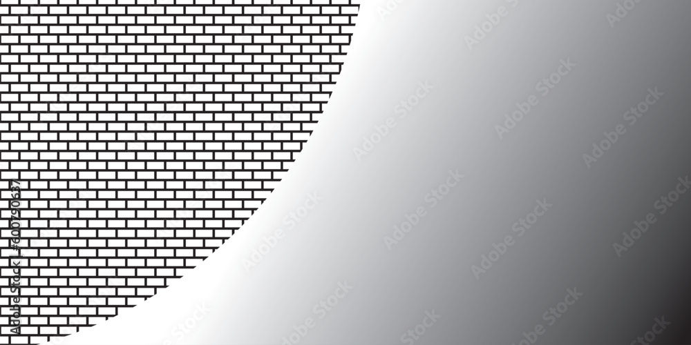 Poster background pattern with shaded arrangement of geometric connected images