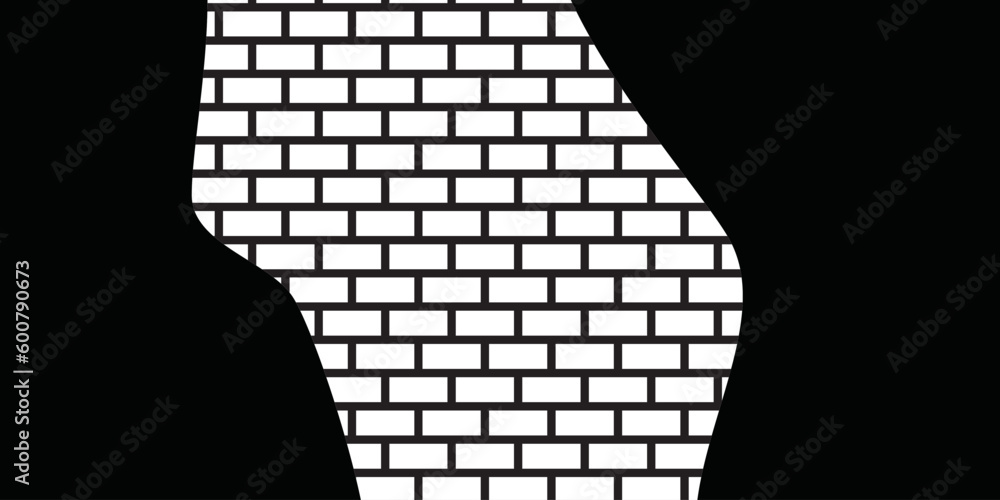 Poster background pattern with shaded arrangement of geometric connected images