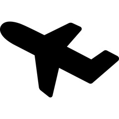 Aeroplane Taking Off Icon