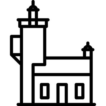 Tevennec Lighthouse France Icon