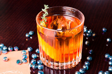 Blood Orange Whiskey Negroni