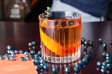 Blood Orange Whiskey Negroni