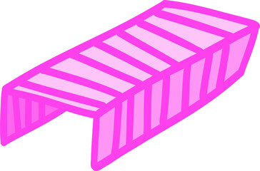 Pink doodle paperclips