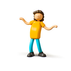 3D genderless Character, clueless