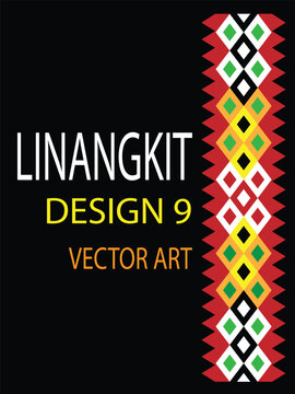 
It is a traditional handicraft design by native tribes in East Malaysia usually with green, black, yellow, purple, brown, white, and orange threads