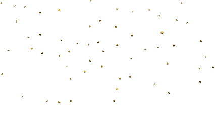 Glittering golden confetti png. Glittering golden