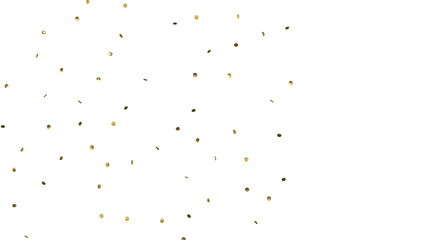 Obraz premium Gold Confetti Glitter Overlay