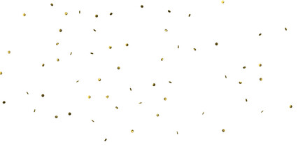 Glittering golden confetti png. Glittering golden