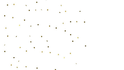 Gold Confetti Glitter Overlay
