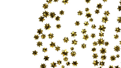 stars background, sparkle lights confetti falling. magic shining Flying christmas stars on night  (PNG transparent)