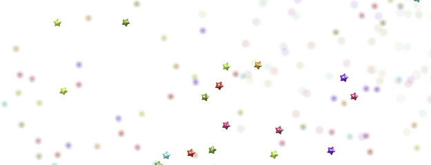 XMAS Stars - Banner with golden decoration. Festive border with falling glitter dust and stars.  png transparent