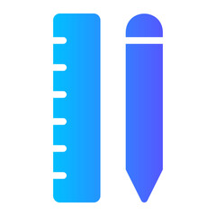 ruler gradient icon