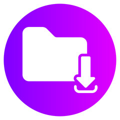 download gradient icon